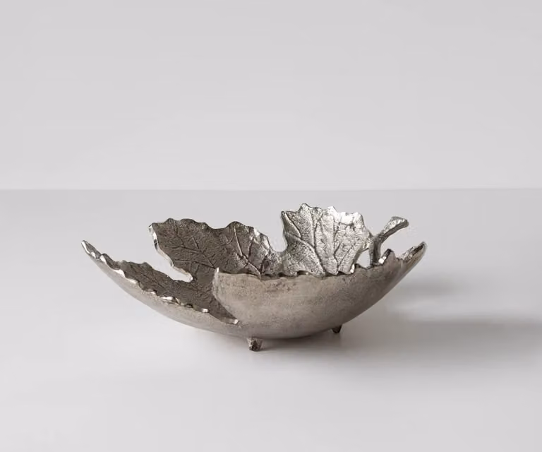 Delife Schaal Folia Handgemaakt Aluminium Platine B41 x D38 x H12 cm