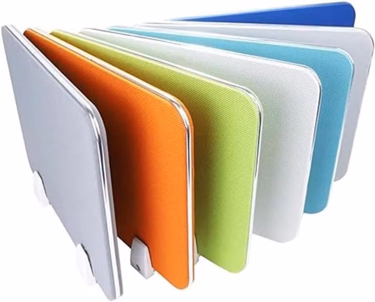 Bureauverdeler Privacy Paneel Geluidsdichte Divider Oranje 40 x 60 cm