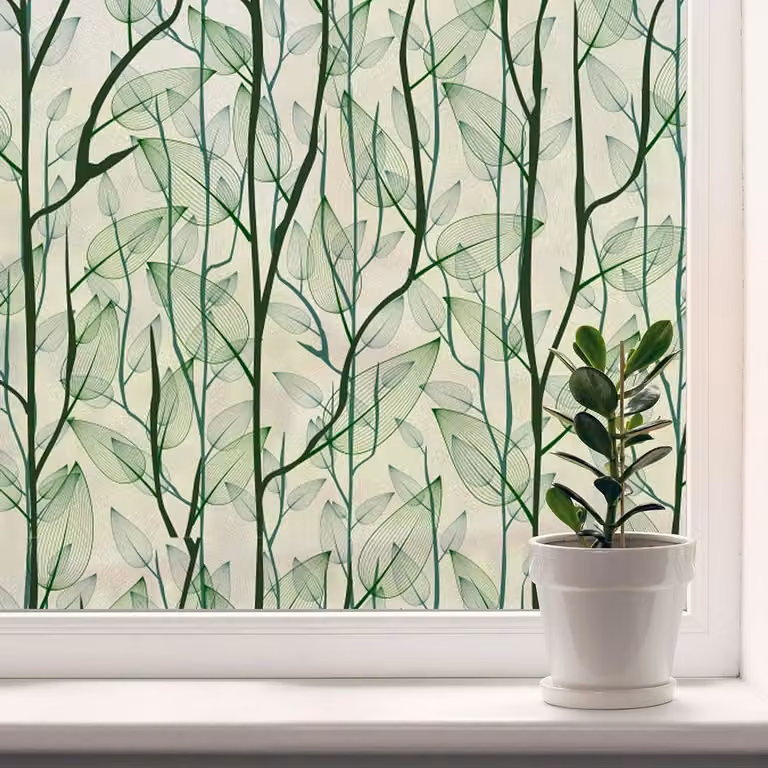 Wit Raamfolie Privacyfolie Zonder Lijm Statisch 44,5 x 200 cm