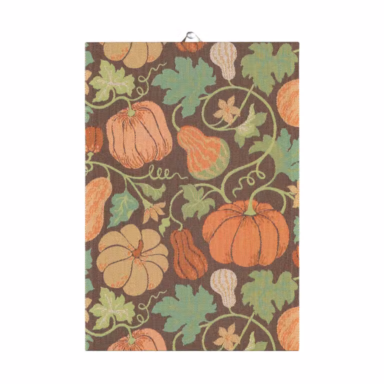 Ekelund Linneväveri Keukenhanddoek Plenty of Pumpkin 35 x 50 cm