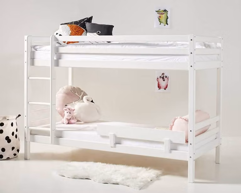 Stapelbed Leonie van Bedroomshop voor kinderen in massief hout