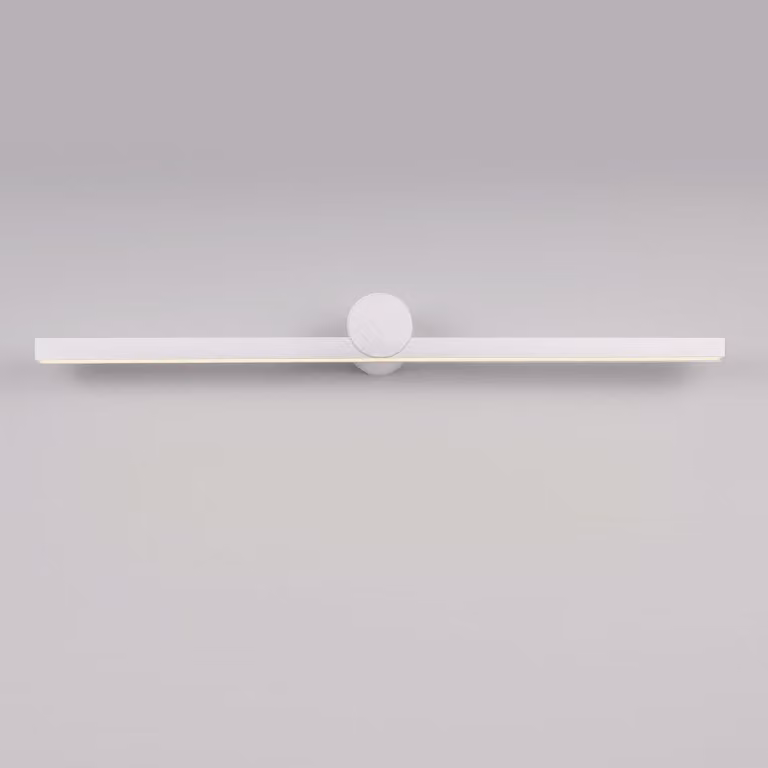 Lyora Breggo Design Wandlamp voor Badkamer, Wit, 81 cm