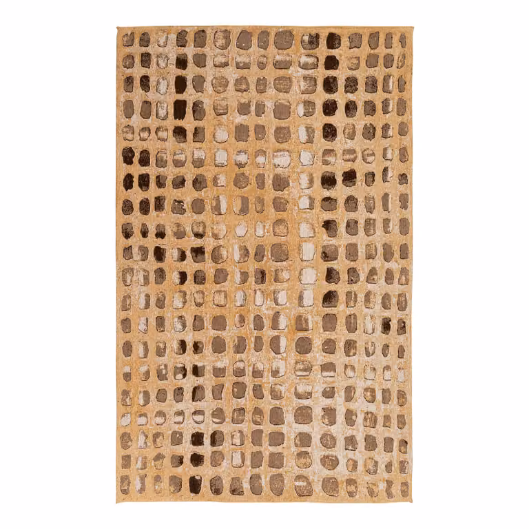 home24 Laagpolig vloerkleed Glitter Curtain beige, 200 x 2 x 300 cm