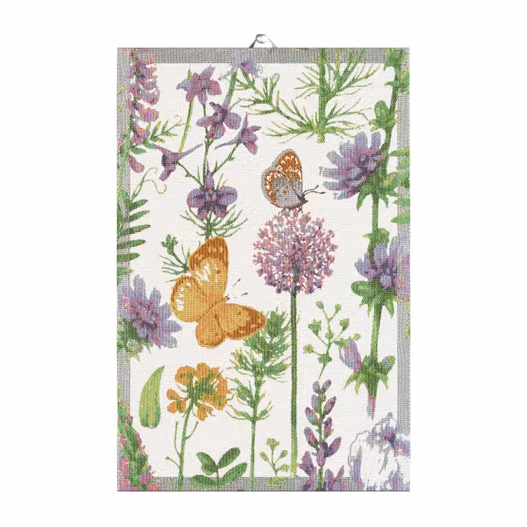 Ekelund Linneväveri Selma keukenhanddoek Multi 40 x 60 cm