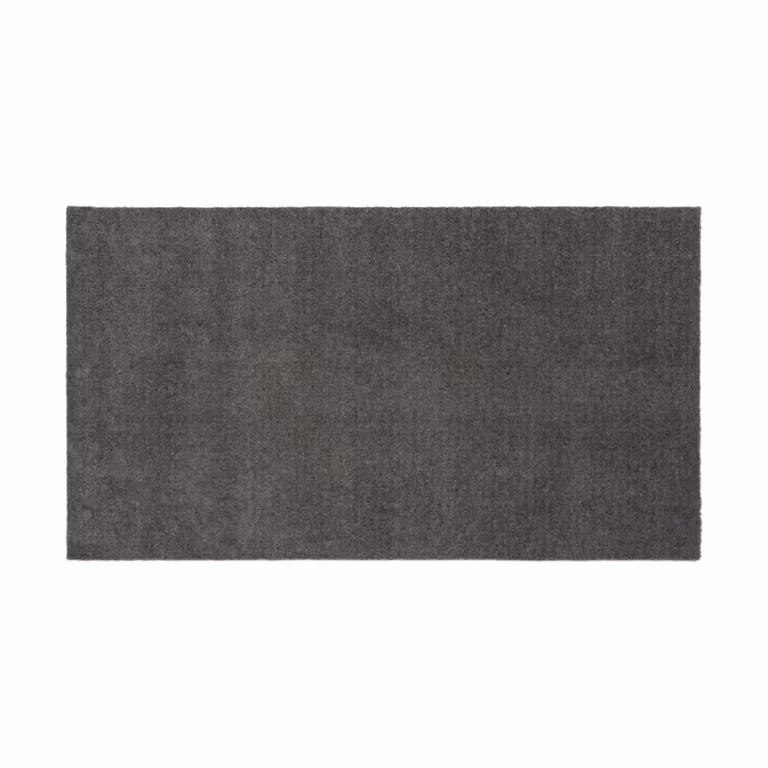 Tica Copenhagen Unicolor gangloper vloerkleed Steelgrey 67 x 120 cm