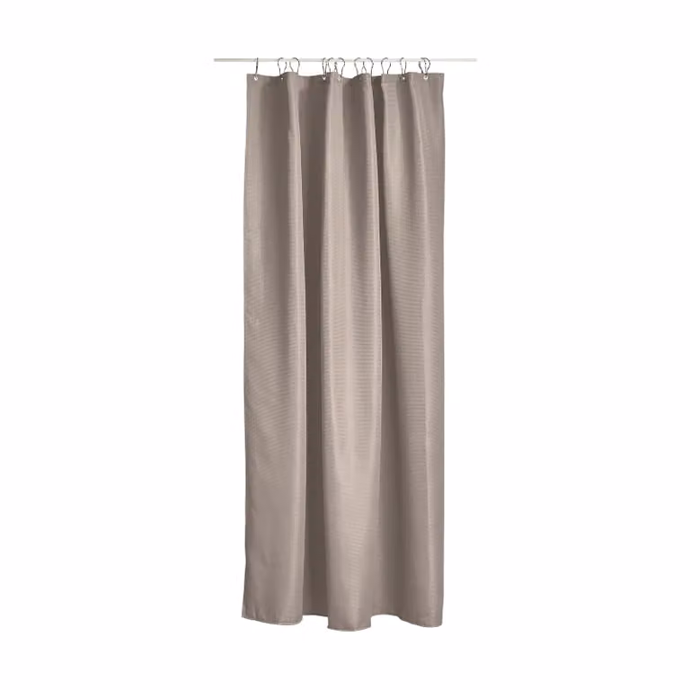 Zone Denmark Lux douchegordijn Taupe, 180 x 220 cm