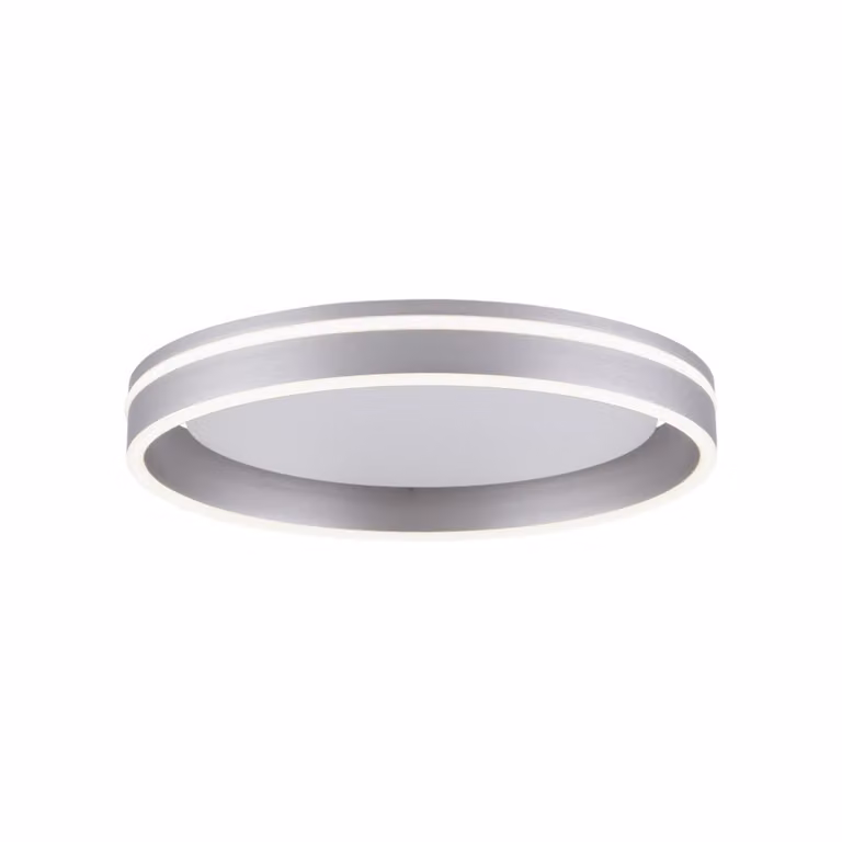 Paul Neuhaus Q-Vito Design Plafondlamp Grijs/Zilver, Diameter: 40 cm