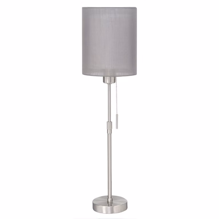 Highlight Victoria Tafellamp Nikkel - Hoogte: 69 cm