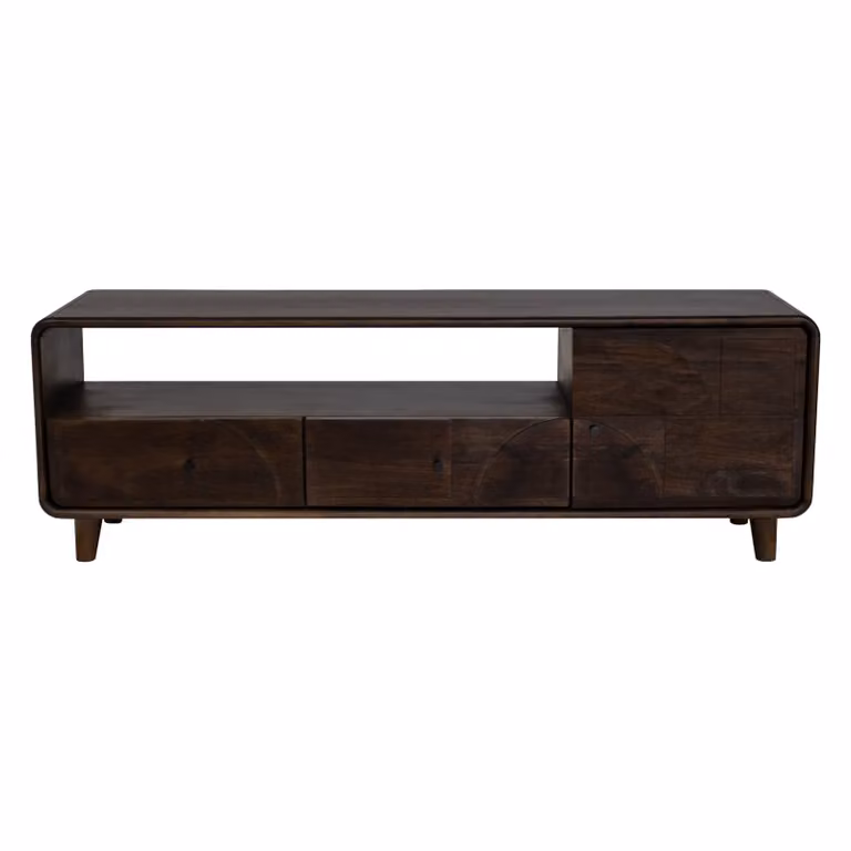 Kick Collection TV dressoir Gustav - Bruin - Mangohout