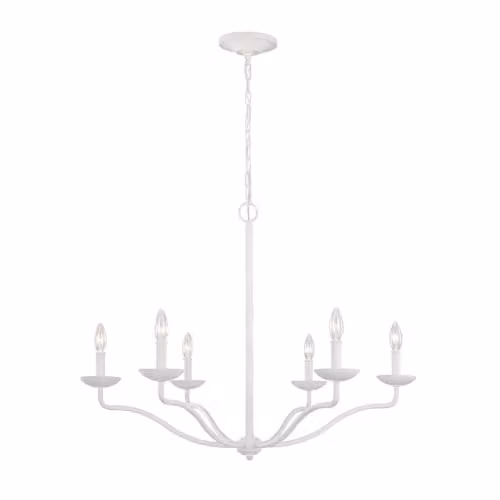 Elstead Lighting Annie LED Kroonluchter - Wit - Dimbaar
