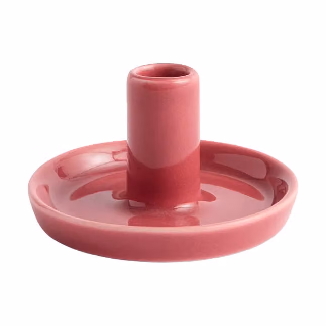 HAY Disc kaarsenhouder voor tealights, Berry pink, x-small, Ø7 x 4 cm