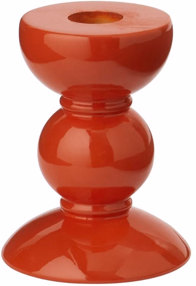 Addison Ross Kandelaar Bobbin Orange 10 cm