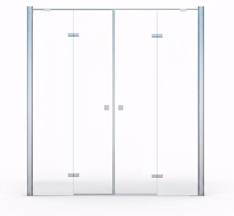 Glaszentrum Hagen Douchedeur Demeter, Helder glas, 8 mm, B: 175 cm, H: 195 cm