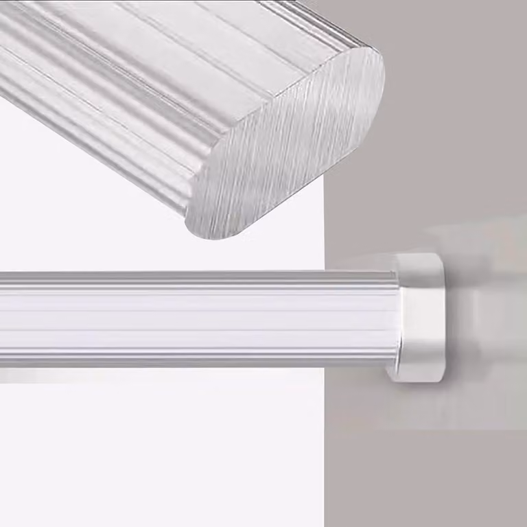 Zilveren kledingstang van stevig metaal voor in de slaapkamer, hoogte: 150 cm