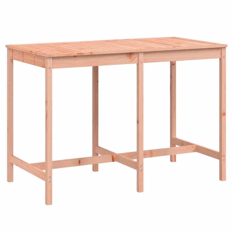vidaXL Tuintafel van massief Douglasiehout, B/D/H: 159,5 x 82,5 x 110 cm