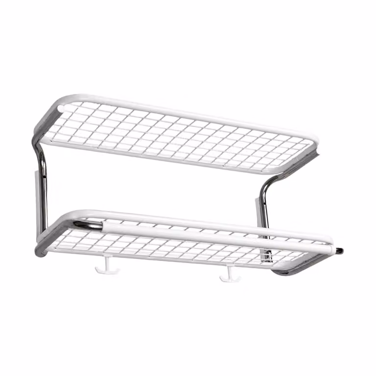 Essem Design Classic 650 hoedenplank wit/chroom met 2 niveaus, 50 cm