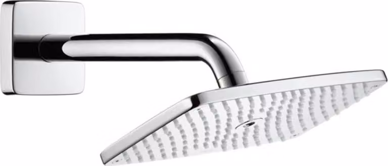 Hansgrohe Raindance E 240 Air douchekop met douchearm, chroom, 25,1 x 25,1 cm, 1 straal