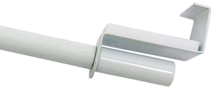 Gardinia 2618 Spanraam, diameter 9 mm, metaal, uitschuifbaar van 120-160 cm, wit