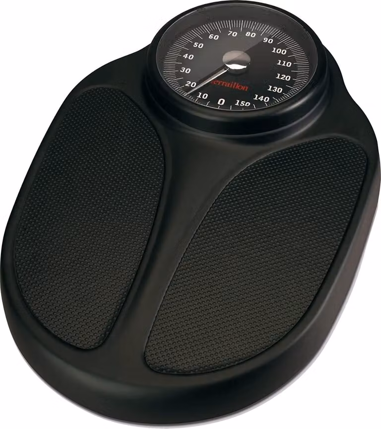 Terraillon Tpro Plus mechanische personenweegschaal, zwart, maximaal 160 kg