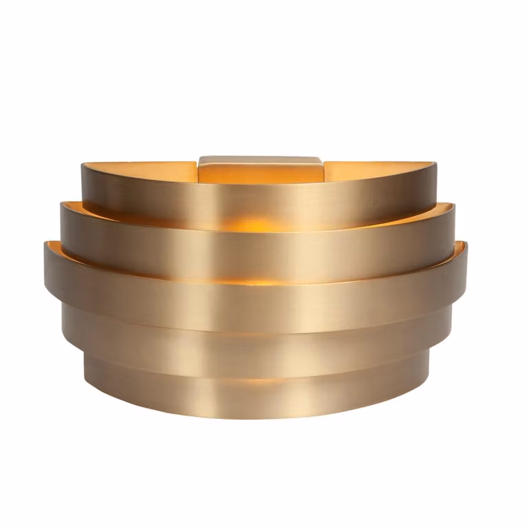 Highlight Scudo Design Wandlamp Goud/Brons - Breedte: 25 cm
