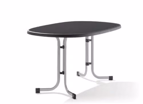 Sieger 252/A Boulevard klaptafel met mecalit-Pro-plaat, antraciet, B: 140 cm, D: 90 cm, H: 72 cm