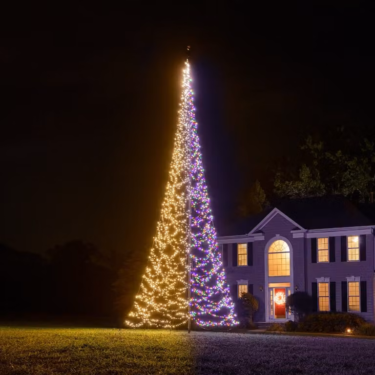 Fairybell Luminous Switch RGB LED kerstverlichting met 3000 multicolor ledlampjes, 8 meter