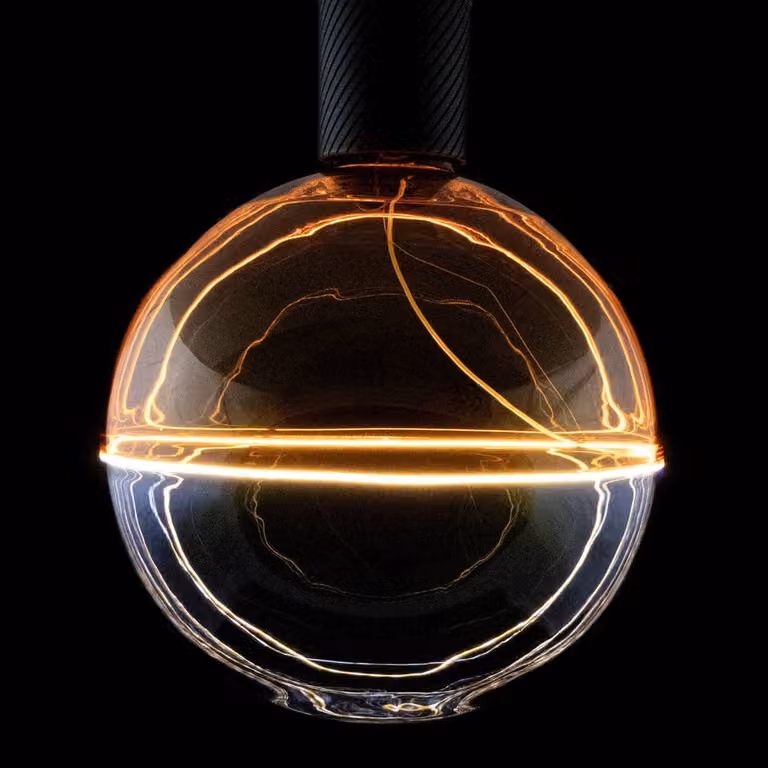 Segula Illusion LED decoratieve globe lichtbron - Goud en blauw - E27 - 6W - 260lm - 1900K - Ø 19 cm