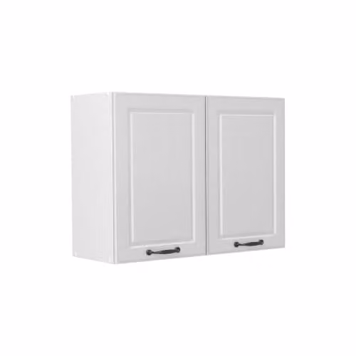 Vicco R-Line Glazen Keukenkast Wit Landelijk