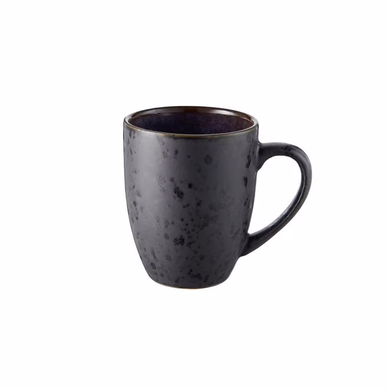 Bitz Bitz mok 30 cl zwart en donkerblauw