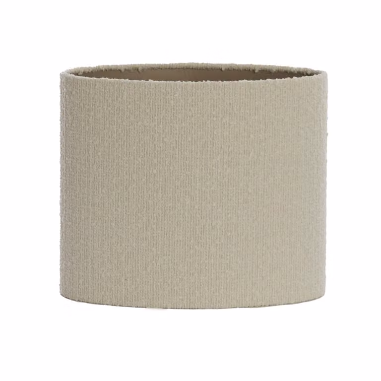 Light en Living Bolero ovale kap wit beige textiel