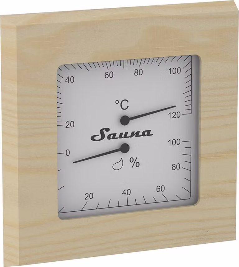 Sawo thermo-hygrometer 225-Th dennenhout