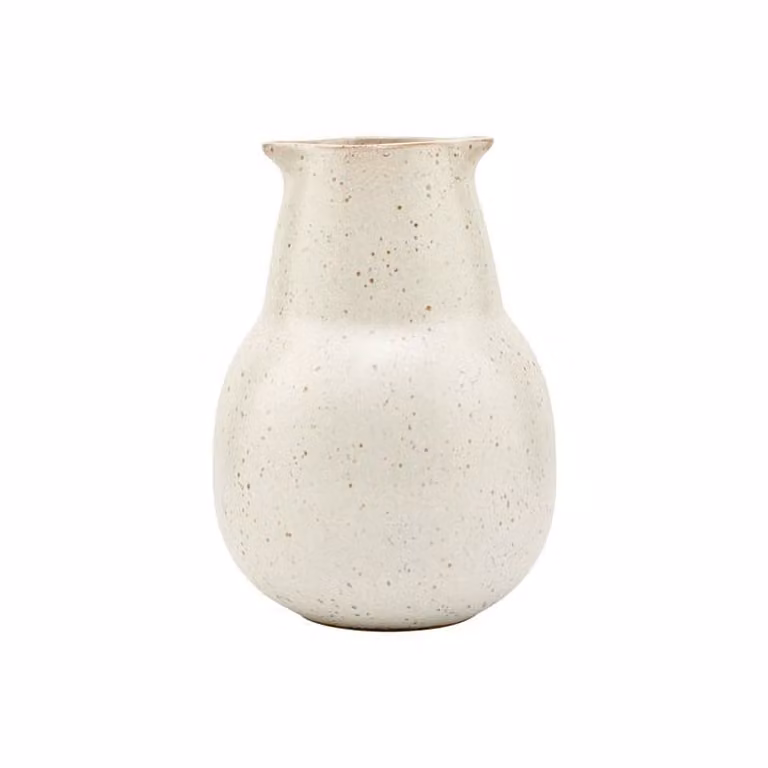 House Doctor Pion keramische karaf grijs-wit, Hoogte: 12 cm