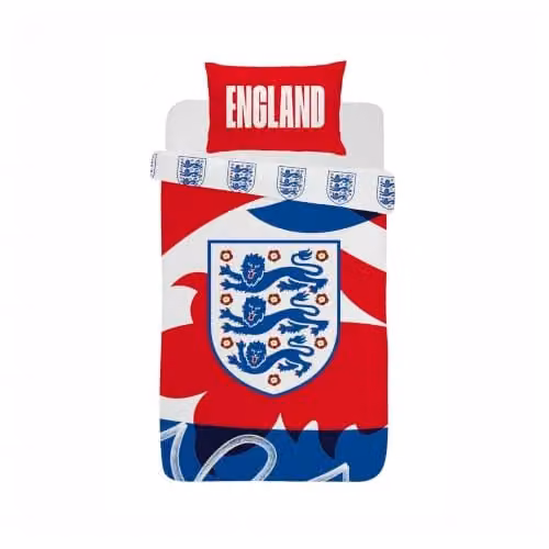 Dreamtex Engeland Be Bold omkeerbaar enkel dekbed 135x200 cm met kussensloop 50x75 cm