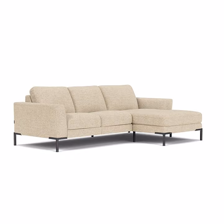 Prominent Hoekbank Senso - Beige - Stof - L-vormig