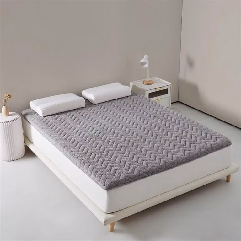 Merkloze Tatami Vloermatras Futon - Grijs - 150 x 190 cm