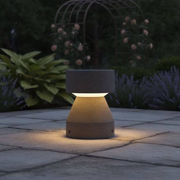 Lyora Tuinlamp Lua Solar - Grijs - 22 cm