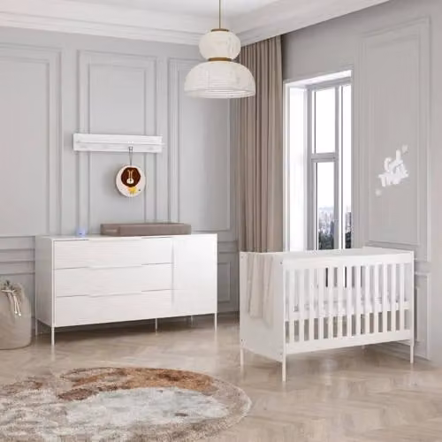 Born Lucky Babykamer Santiago Wit XL 2-Delig