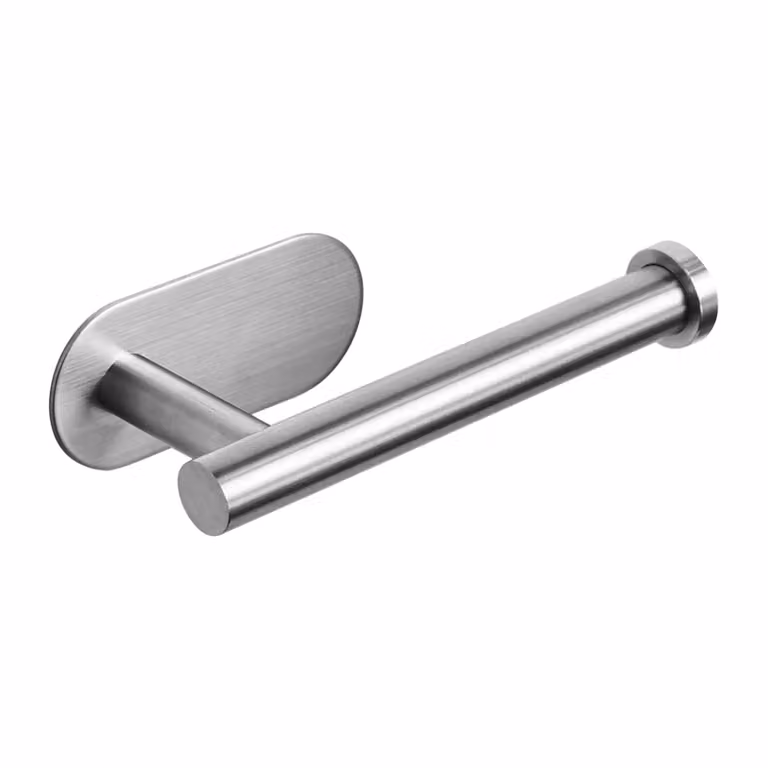 XIVADA Toiletrolhouder Nino - Rvs - Zelfklevend - Zilver