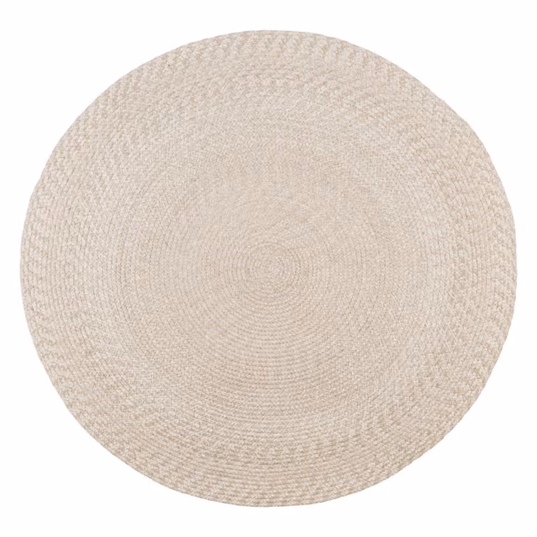 Nest of Nora Vloerkleed rond - Sand - Polyester