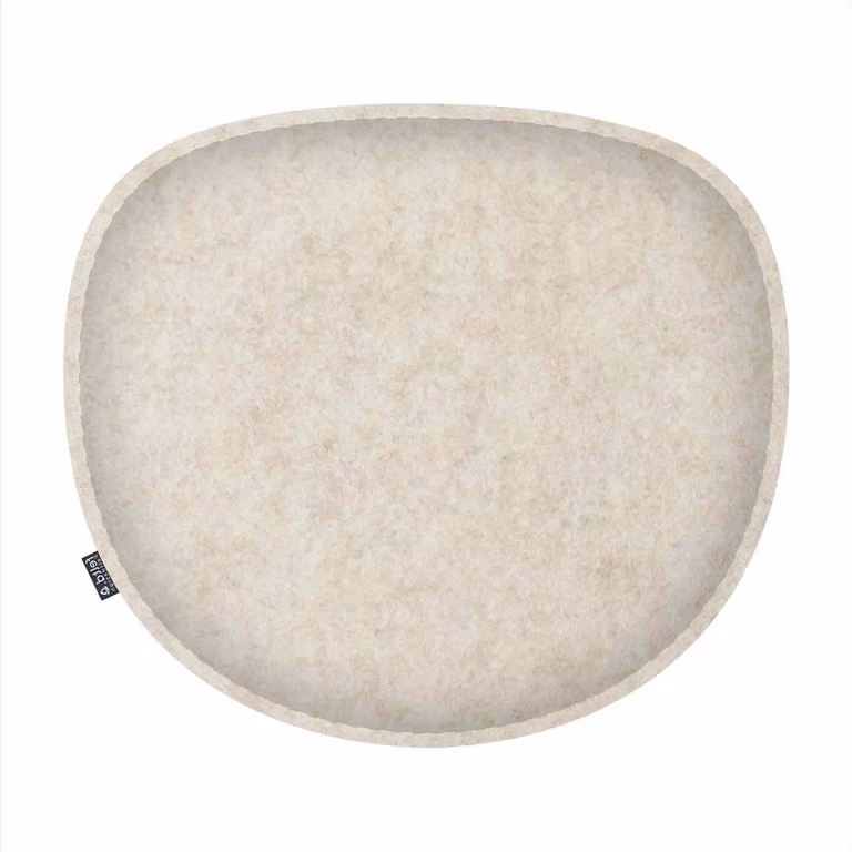 Stoelkussen Eco Vilt van gerecycled PET met katoen, 40 x 37 x 2,3 cm
