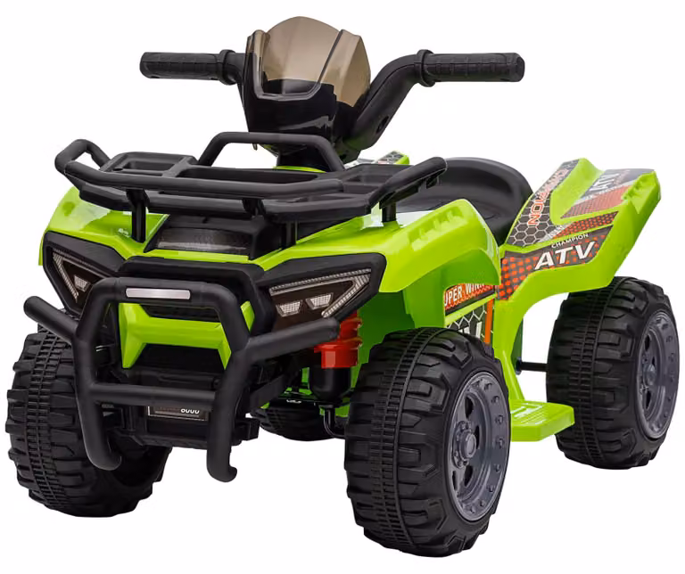HOMCOM Electroquad 6V elektrische kinderauto met LED-koplampen