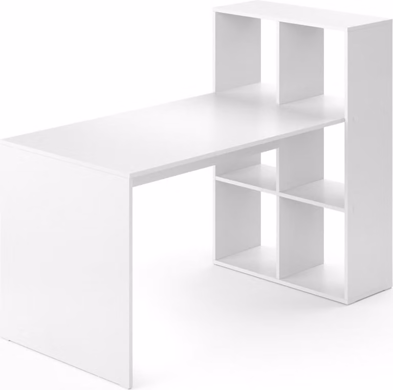 VICCO Bureau Emir Wit Computer Desk B/D/H: 143.8 x 72 x 107 cm