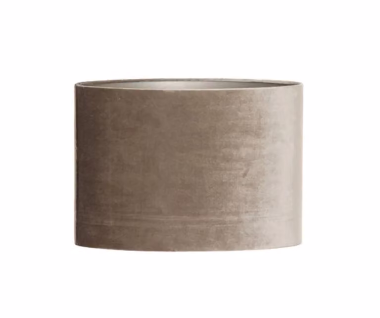 Light en Living Lampenkap ovaal beige textiel B: 45 cm, D: 21 cm, H: 32 cm
