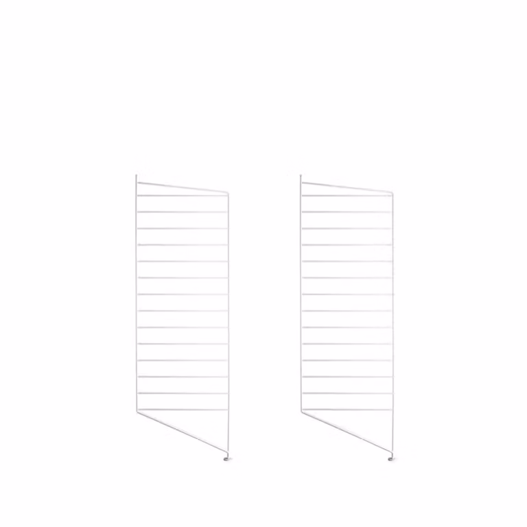 String vloerpaneel wit, 2-pack, B: 85 cm, D: 30 cm