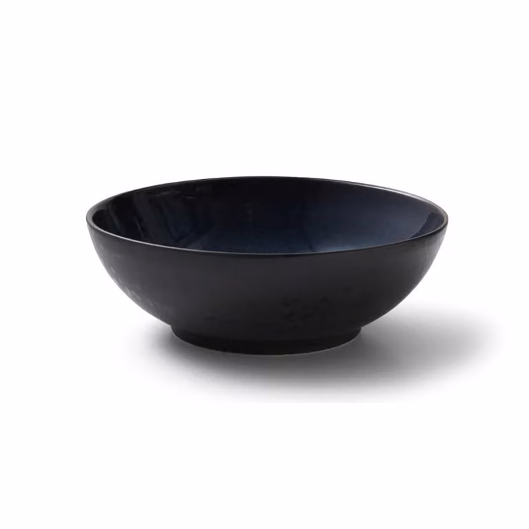 Bitz saladekom Ø30 cm Zwart-donkerblauw