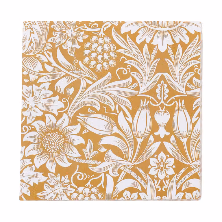 Klippan Yllefabrik Sunflower servet 20-pack Golden, 33x33 cm