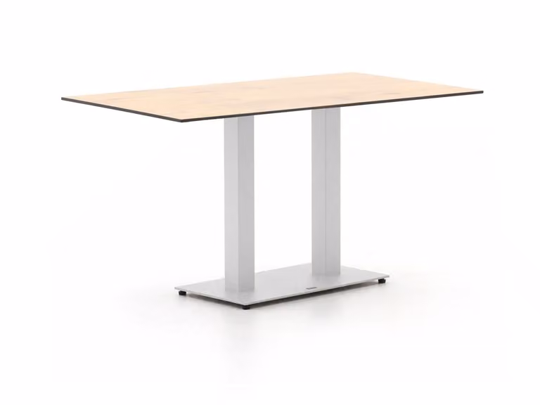Forza Furniture Tuineettafel Forza - Rechthoekig - Beige - Aluminium en Kunststof