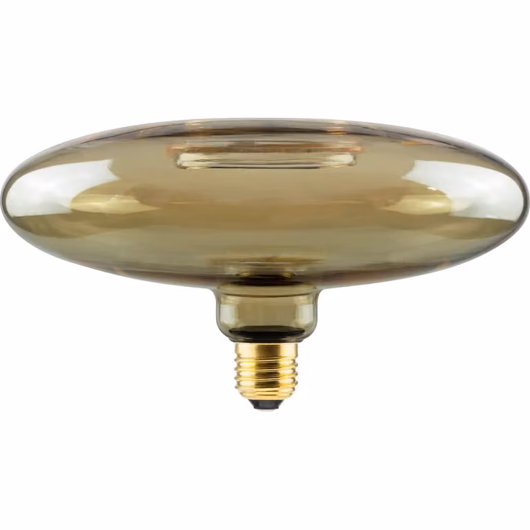 Segula Floating smoke design LED lichtbron - E27 - 4,5W - 185lm - 1900K - Transparant glas - Ø 22cm