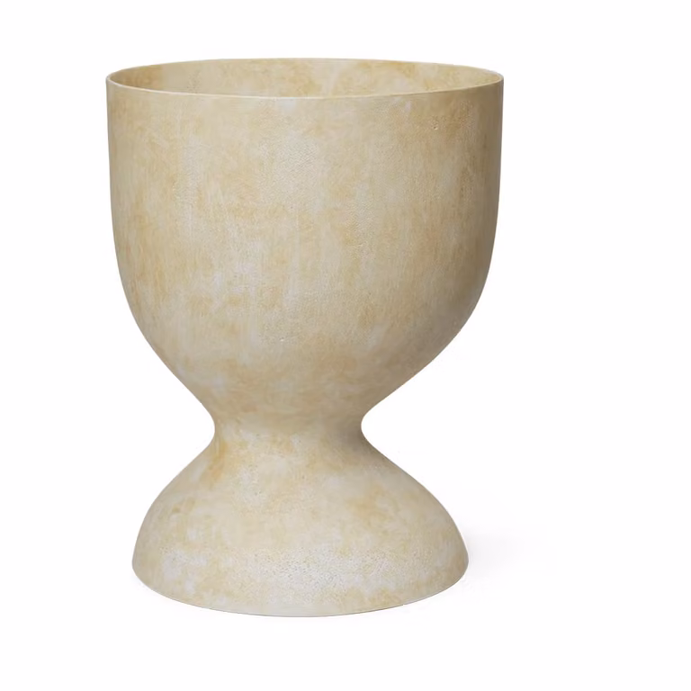 Ferm Living Evoke keramische pot, Warm Sand, Diameter: 45 cm