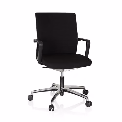 hjh OFFICE Move-TEC 3D bureaustoel zwart met armleuningen